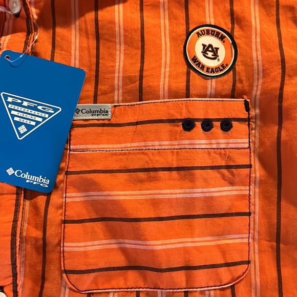 NWT Columbia Auburn Button Up Shirt - Picture 2 of 7
